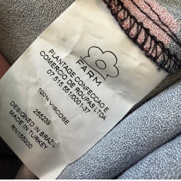 Farm Rio Calla Flared Pants Size Medium - Picture 5 of 8